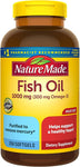 Nature Made Fish Oil Supplements 1000 mg Softgels